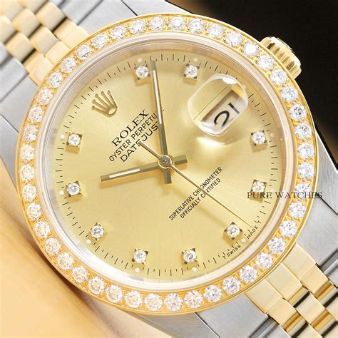 factory rolex diamond bezel|genuine rolex diamond bezel.